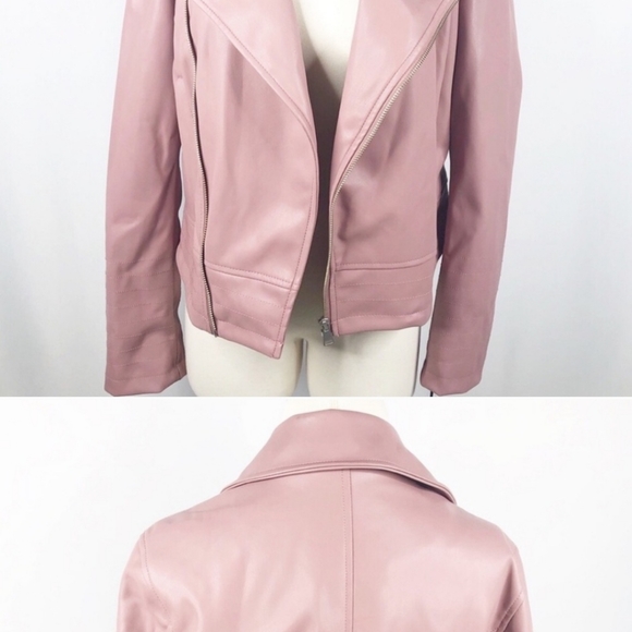 Halogen Pink Faux Jacket - Picture 3 of 6